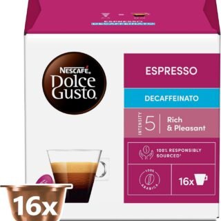 Nescafe Dolce Gusto Espresso Decaf Coffee 16 Capsules