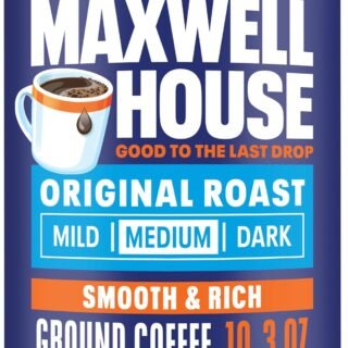 Maxwell House Original Roast Ground Coffee, 10.3 oz Canister